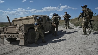 Russia-Ukraine War: Servicemen of Ukraine's 3rd Separate Assault Brigade prepare to conduct a reconnaissance mission, amid Russia's attack on Ukraine, near Bakhmut. (Reuters)