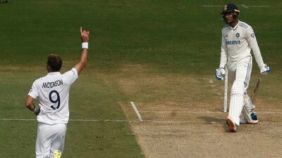Shubman Gill's woes against James Anderson continue as he got out to the England veteran for a fifth time in Tests (Reuters)
