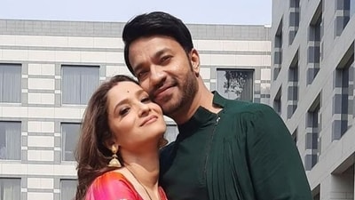 Vicky Jain with Ankita Lokhande. Vicky Jain with Ankita Lokhande.
