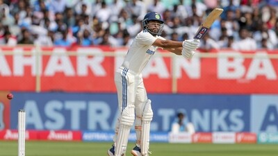 Shreyas Iyer was fidgety in the crease, and tried to disturb the bowlers by shuffling across, but his attempt ended when he inside edged to Ben Foakes and was out for 27. (ANI) Shreyas Iyer was fidgety in the crease, and tried to disturb the bowlers by shuffling across, but his attempt ended when he inside edged to Ben Foakes and was out for 27. (ANI)