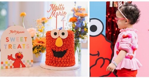 Malti Marie at her Elmo-themed birthday with a special cake (Instagram) Malti Marie at her Elmo-themed birthday with a special cake (Instagram)