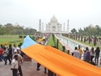 The Taj Mahal was constructed by Mughal emperor Shah Jahan. 