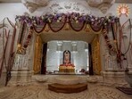 A glimpse of Ram Lalla idol at Ram Janmabhoomi Temple in Ayodhya A glimpse of Ram Lalla idol at Ram Janmabhoomi Temple in Ayodhya