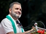 Congress leader Rahul Gandhi addresses a public meeting as the party's Bharat Jodo Nyay Yatra reaches Jharkhand, in Pakur on Friday.