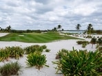GREAT EXUMA ISLAND, BAHAMAS - JANUARY 21: A general view of the seventh hole during the first round of The Bahamas Great Abaco Classic in Great Abaco Island, The Bahamas.   Mike Mulholland/Getty Images/AFP (Photo by Mike Mulholland / GETTY IMAGES NORTH AMERICA / Getty Images via AFP)