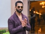 Shahid Kapoor poses during the promotion for his upcoming movie Teri Baaton Mein Aisa Uljha Jiya, which talks about AI. (PTI)