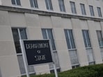 The US Department of State is seen in Washington, DC in February 2, 2024. (Photo by ANDREW CABALLERO-REYNOLDS / AFP)