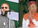 Asaduddin Owaisi and LK Advani