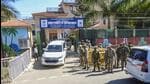 A team of ED officers leaves for Birsa Munda Central Jail to take custody of former Jharkhand CM Hemant Soren. (PTI)
