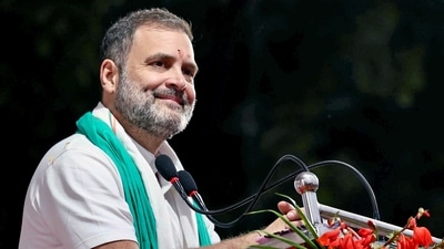 Congress leader Rahul Gandhi addresses a public meeting as the party's Bharat Jodo Nyay Yatra reaches Jharkhand, in Pakur on Friday. (Congress's X account) Congress leader Rahul Gandhi addresses a public meeting as the party's Bharat Jodo Nyay Yatra reaches Jharkhand, in Pakur on Friday. (Congress's X account)