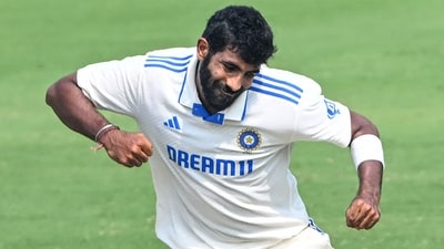 The reaction from Jasprit Bumrah after Pope's wicket said it all. He would later go on to state that he didn't plan to bowl a “magical delivery” but boy the ball left his hand like a spell from a magician's wand. (AFP) The reaction from Jasprit Bumrah after Pope's wicket said it all. He would later go on to state that he didn't plan to bowl a “magical delivery” but boy the ball left his hand like a spell from a magician's wand. (AFP)