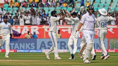 It all started to make sense when Bumrah was brought back into the attack as soon as Joe Root came to the crease. The ball had just started to reverse and Bumrah knew, he had to make it count. And so he did with a masterful outswinger to send the former England captain back in the hut for the eighth time in his career. England, from coasting at one down for 114 were now 123/3 but the worst was yet to come. (AP) It all started to make sense when Bumrah was brought back into the attack as soon as Joe Root came to the crease. The ball had just started to reverse and Bumrah knew, he had to make it count. And so he did with a masterful outswinger to send the former England captain back in the hut for the eighth time in his career. England, from coasting at one down for 114 were now 123/3 but the worst was yet to come. (AP)