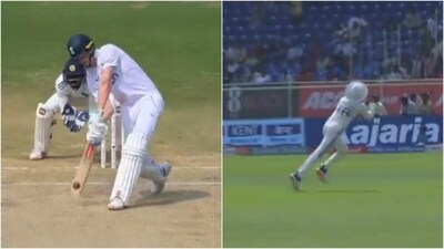 Shreyas Iyer ends Zak Crawley's knock with a brilliant catch during 2nd Test (X) Shreyas Iyer ends Zak Crawley's knock with a brilliant catch during 2nd Test (X)