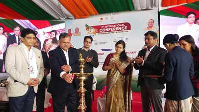 The two-day International Buyer Seller Meet and Exhibition has been inaugurated on Saturday (HT Photo) The two-day International Buyer Seller Meet and Exhibition has been inaugurated on Saturday (HT Photo)