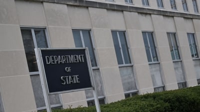 The US Department of State is seen in Washington, DC in February 2, 2024. (Photo by ANDREW CABALLERO-REYNOLDS / AFP) (AFP) The US Department of State is seen in Washington, DC in February 2, 2024. (Photo by ANDREW CABALLERO-REYNOLDS / AFP) (AFP)