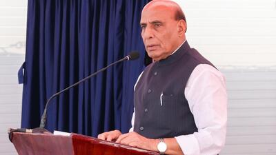 Union defence minister Rajnath Singh (HT Photo/Sourced) Union defence minister Rajnath Singh (HT Photo/Sourced)