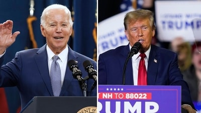 US President Joe Biden and Republican front-runner Donald Trump (AP ) US President Joe Biden and Republican front-runner Donald Trump (AP )
