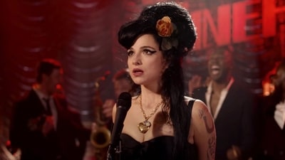 Marisa Abela in a still from Back to Black.