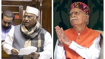 Mallikarjun Kharge welcomed the government's decision of conferring Bharat Ratna to LK Advani. Mallikarjun Kharge welcomed the government's decision of conferring Bharat Ratna to LK Advani.