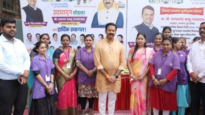 BJP's Kalyan East MLA Ganpat Gaikwad (in centre). (Instagram/Ganpat Gaikwad) BJP's Kalyan East MLA Ganpat Gaikwad (in centre). (Instagram/Ganpat Gaikwad)