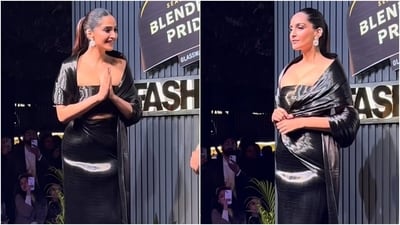 Sonam Kapoor turns showstopper for Rimzim Dadu at Blenders Pride Fashion NXT showcase. (Instagram) Sonam Kapoor turns showstopper for Rimzim Dadu at Blenders Pride Fashion NXT showcase. (Instagram)