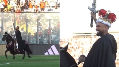 Arturo Vidal received a crazy welcome in Chile. Arturo Vidal received a crazy welcome in Chile.