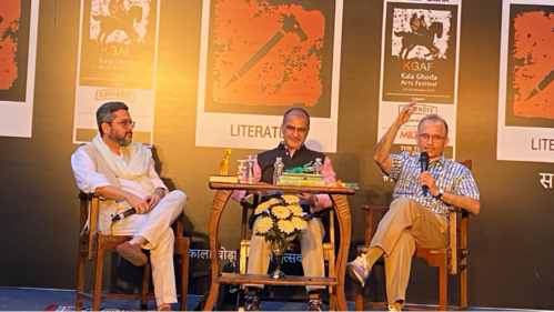 Harish Bhat and Asad Lalljee (extreme right and centre) ( picture courtesy author) Harish Bhat and Asad Lalljee (extreme right and centre) ( picture courtesy author)