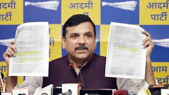 Singh has been arrested in a money laundering case linked to the now-scrapped Delhi excise policy. (HT Archive)