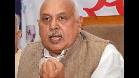 UP Agriculture minister Surya Pratap Shahi. (HT File)