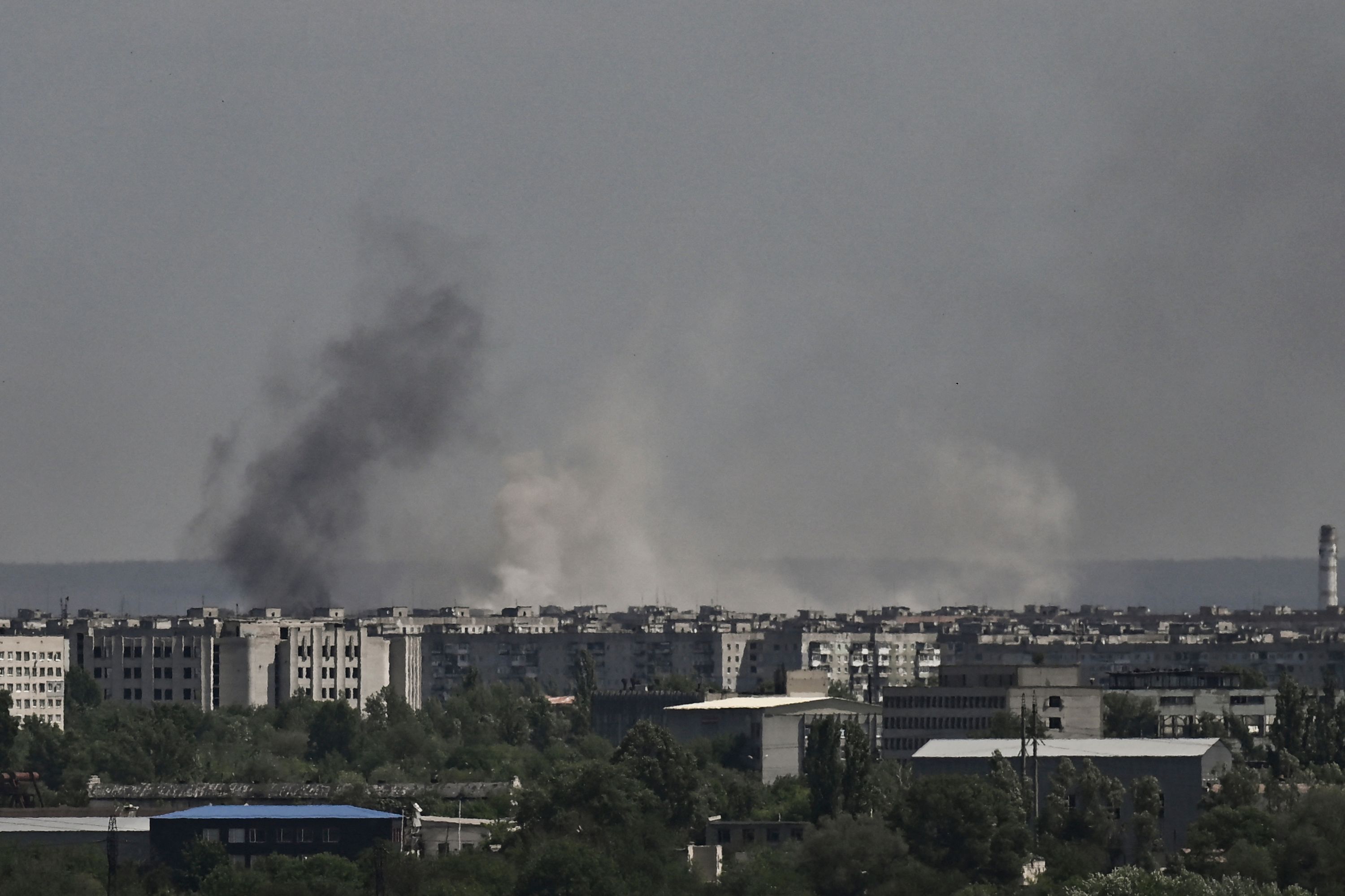 Severodonetsk, with a pre-war population of around 100,000 people, is one of several important urban hubs that lie on Russia's path to capturing the entire Lugansk region. (AFP) Severodonetsk, with a pre-war population of around 100,000 people, is one of several important urban hubs that lie on Russia's path to capturing the entire Lugansk region. (AFP)