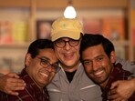 Vidhu Vinod Chopra with IPS Manoj Kumar Sharma and actor Vikrant Massey. Vidhu Vinod Chopra with IPS Manoj Kumar Sharma and actor Vikrant Massey.