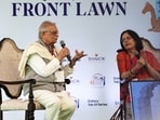 Famed lyricist Gulzar at the Jaipur Literature Festival (JLF) last week. The HT columnist was on a panel with Gulzar at the festival. Famed lyricist Gulzar at the Jaipur Literature Festival (JLF) last week. The HT columnist was on a panel with Gulzar at the festival.