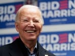U.S. President Joe Biden reacts as he attends the opening of the Biden for President campaign office in Wilmington, Delaware, U.S., February 3, 2024 (REUTERS/Joshua Roberts)