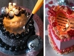 Burn-away cakes are becoming a hot trend for their dramatic visual appeal (Instagram)