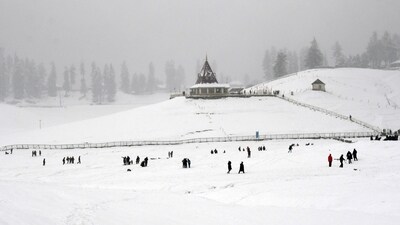 A picture of Gulmarg covered in snow. (ANI) A picture of Gulmarg covered in snow. (ANI)