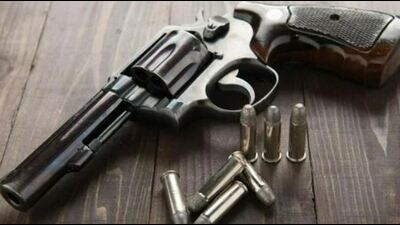 Acting on a tip-off, the police had recovered two pistols and nine rounds from a well in Akot on January 16, a police release said.