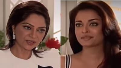 Simi Garewal and Aishwarya Rai on Rendezvous with Simi Garewal. Simi Garewal and Aishwarya Rai on Rendezvous with Simi Garewal.
