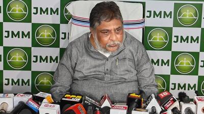 JMM general secretary Supriyo Bhattacharya (HT Photo) JMM general secretary Supriyo Bhattacharya (HT Photo)