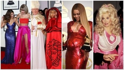 The iconic moments at the Grammy Awards have left a lasting impression with their stunning fashion, bold statements, and memorable appearances. From glamorous gowns to daring outfits, the Grammy red carpet has seen it all, making it a highlight of the music industry's biggest night. As the 2024 Grammy Awards approach, let's revisit some of the most unforgettable moments from past Grammy red carpets. (Pinterest) The iconic moments at the Grammy Awards have left a lasting impression with their stunning fashion, bold statements, and memorable appearances. From glamorous gowns to daring outfits, the Grammy red carpet has seen it all, making it a highlight of the music industry's biggest night. As the 2024 Grammy Awards approach, let's revisit some of the most unforgettable moments from past Grammy red carpets. (Pinterest)