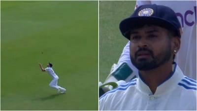 Ben Stokes took a brilliant catch to help dismiss Shreyas Iyer in 2nd Test (X)