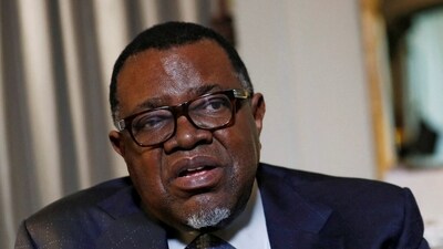 FILE PHOTO: Namibia President Hage Geingob passes away (REUTERS)