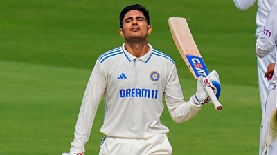 Shubman Gill soaks it a delightful century (PTI) Shubman Gill soaks it a delightful century (PTI)