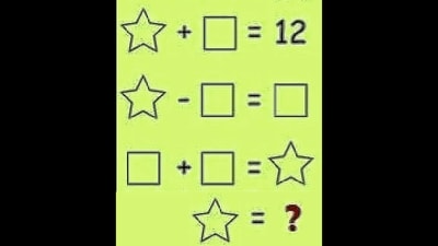 Brain Teaser: Can you determine the value of the star? (X/@ezdailyquiz) Brain Teaser: Can you determine the value of the star? (X/@ezdailyquiz)