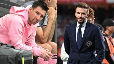 Lionel Messi and David Beckham were jeered by fans. Lionel Messi and David Beckham were jeered by fans.