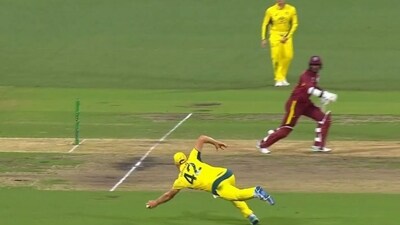 Cameron Green took a sensational catch. Cameron Green took a sensational catch.