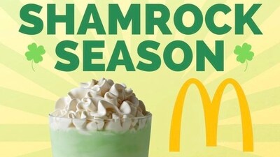 The Shamrock Shake returns to McDonald’s, along with the new Oreo Shamrock McFlurry. (X) The Shamrock Shake returns to McDonald’s, along with the new Oreo Shamrock McFlurry. (X)