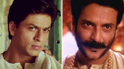 Shah Rukh Khan and Milind Gunaji worked together in Devdas. Shah Rukh Khan and Milind Gunaji worked together in Devdas.