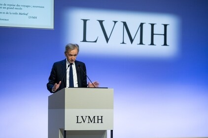 Bernard Arnault, billionaire and chairman of LVMH Moet Hennessy Louis Vuitton SE, during an earnings news conference at the company's headquarters in Paris, France, on Thursday, Jan. 25, 2024. (Bloomberg) Bernard Arnault, billionaire and chairman of LVMH Moet Hennessy Louis Vuitton SE, during an earnings news conference at the company's headquarters in Paris, France, on Thursday, Jan. 25, 2024. (Bloomberg)