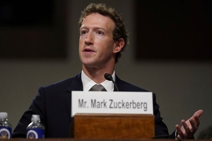 Meta's CEO Mark Zuckerberg testifies during the Senate Judiciary Committee hearing on online child sexual exploitation at the U.S. Capitol, in Washington, U.S., January 31, 2024. (REUTERS)