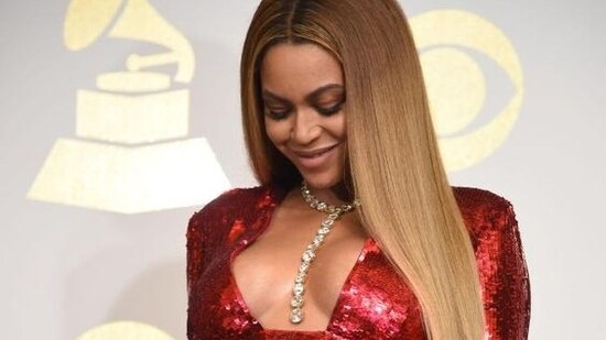 Beyonce, 2017: In 2017, Beyoncé, who was pregnant at the time, proudly displayed her baby bump on the red carpet. She wore an embellished red sequin gown, showcasing her radiant pregnancy glow and glamorous style.&nbsp;(Pinterest)